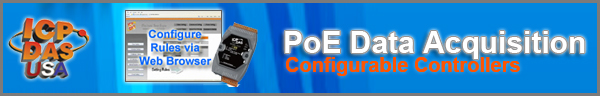 PoE Data Acquisition Configurable Controllers